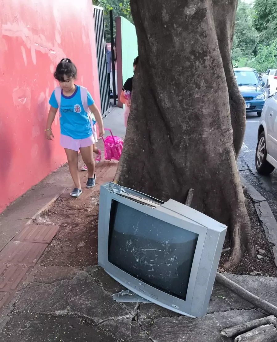 A TV analógica da prefeitura de Londrina