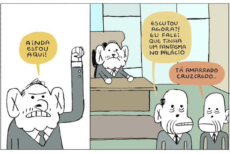 Ele ainda está ali