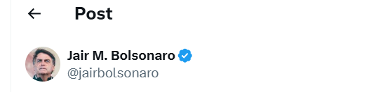 O que disse Bolsonaro em sua rede social depois de ter virado réu