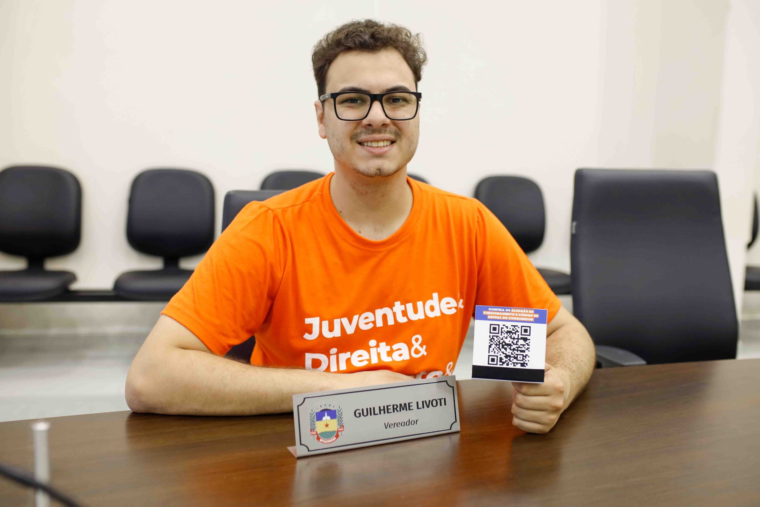 Vereador em Apucarana, Guilherme Livoti quer usar QR Code para reduzir burocracia na cidade