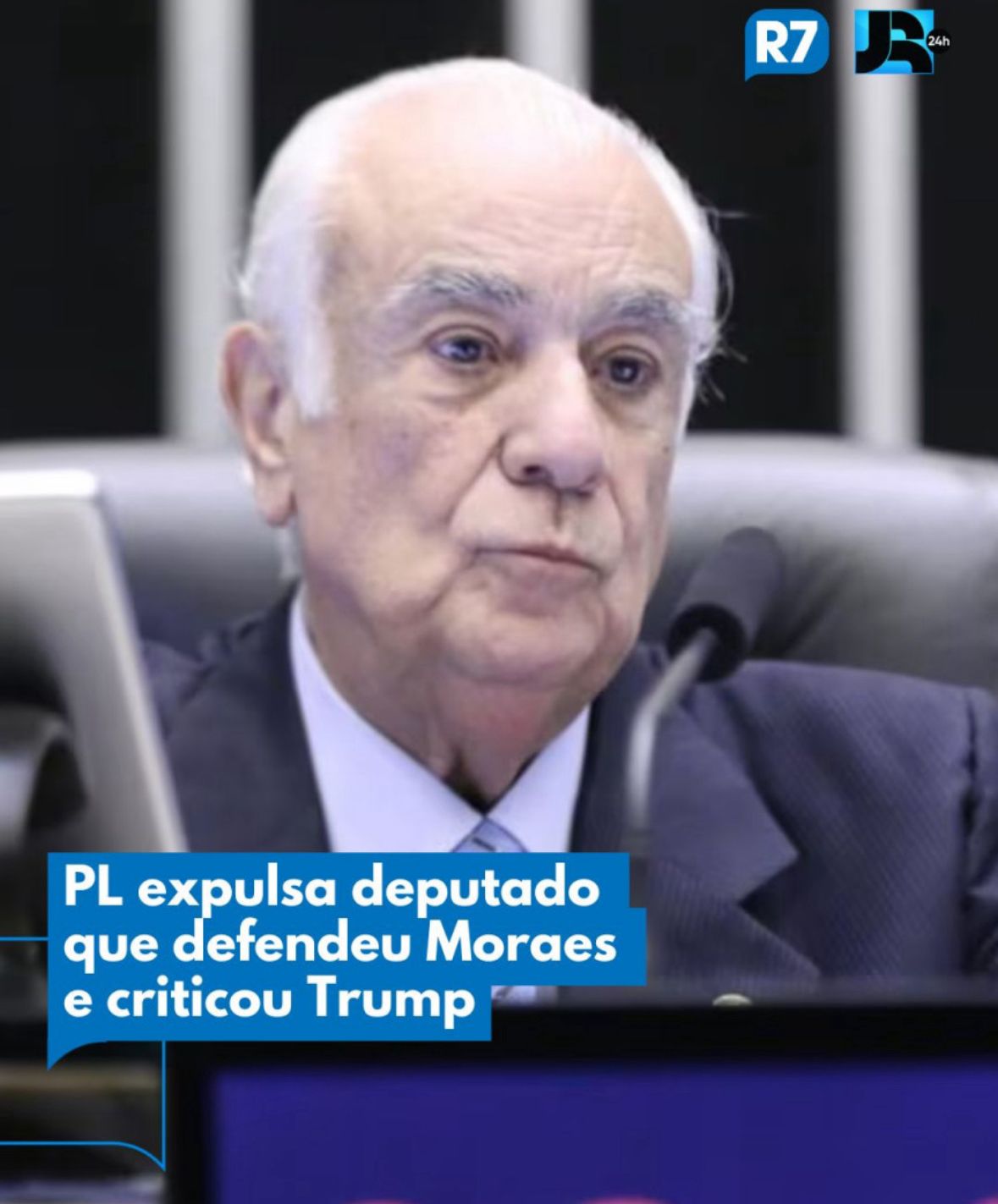 PL, partido que defende a liberdade de expressão, expulsa deputado que se expressou contra Trump