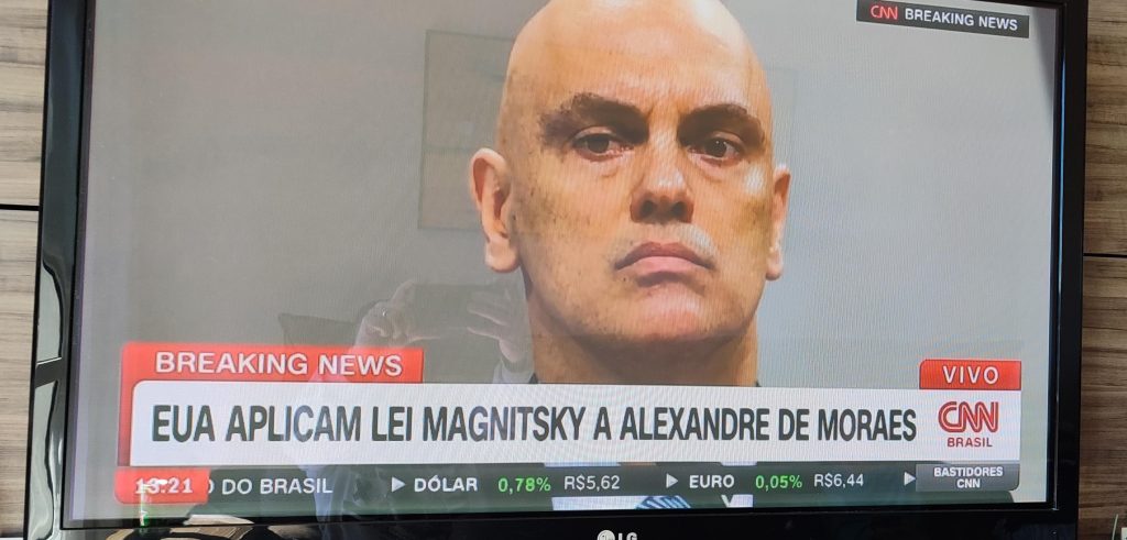 Governo dos EUA aplica sanções ao ministro Alexandre Moraes, a tal da Lei Magnitsky