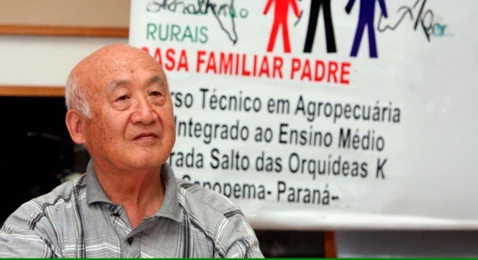 Morreu hoje, aos 94 anos, o Padre Haruo Sasaki, fundador da Associação Humanitas