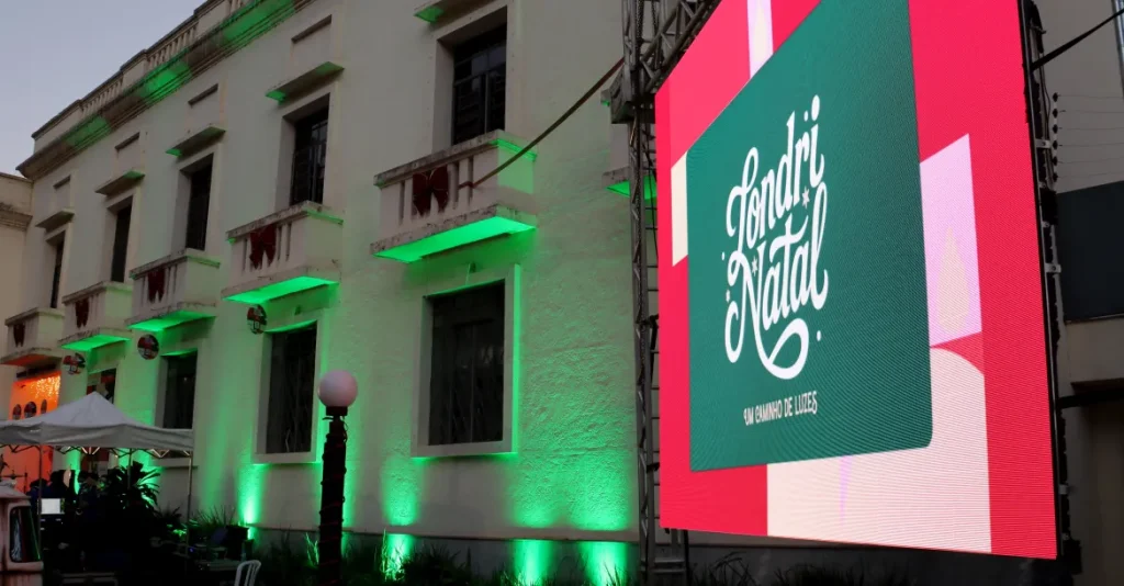Começa as festividades do Natal em Londrina