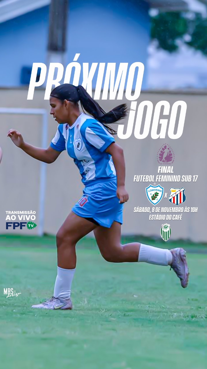 Amanhã tem final no Estádio do Café entre Londrina/Tsuro Oguido x Imperial, futebol Feminino
