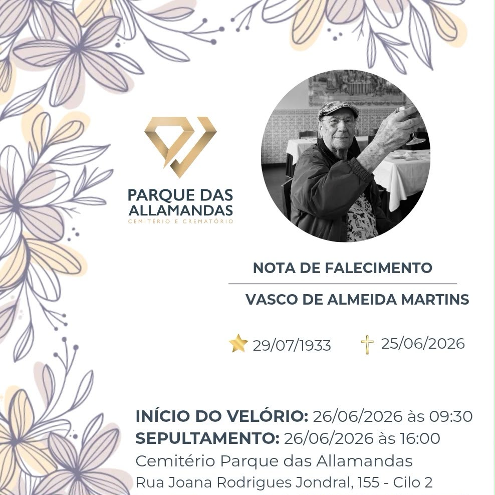 Morreu ontem o esportista Vasco Almeida Martins, criador do "futebol suiço"