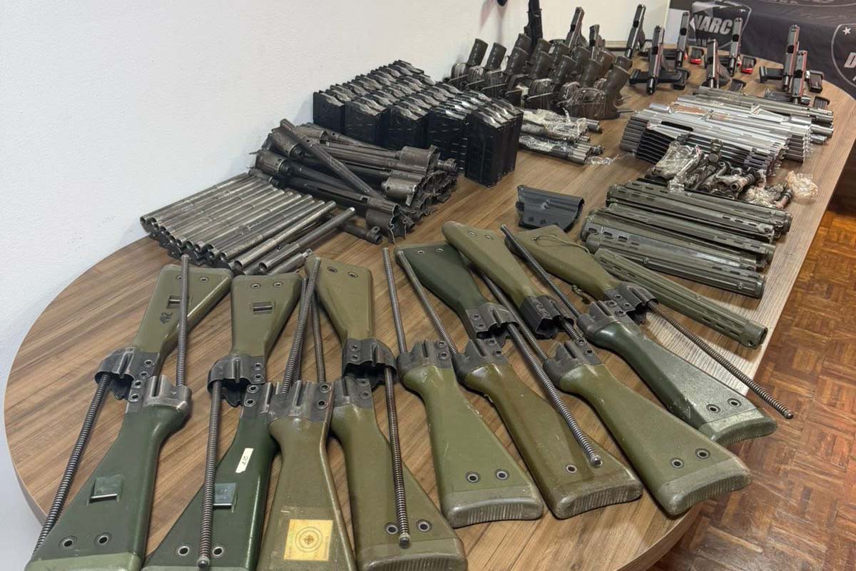 Polícia do Paraná apreende drogas e armas avaliadas em R$ 22 milhões