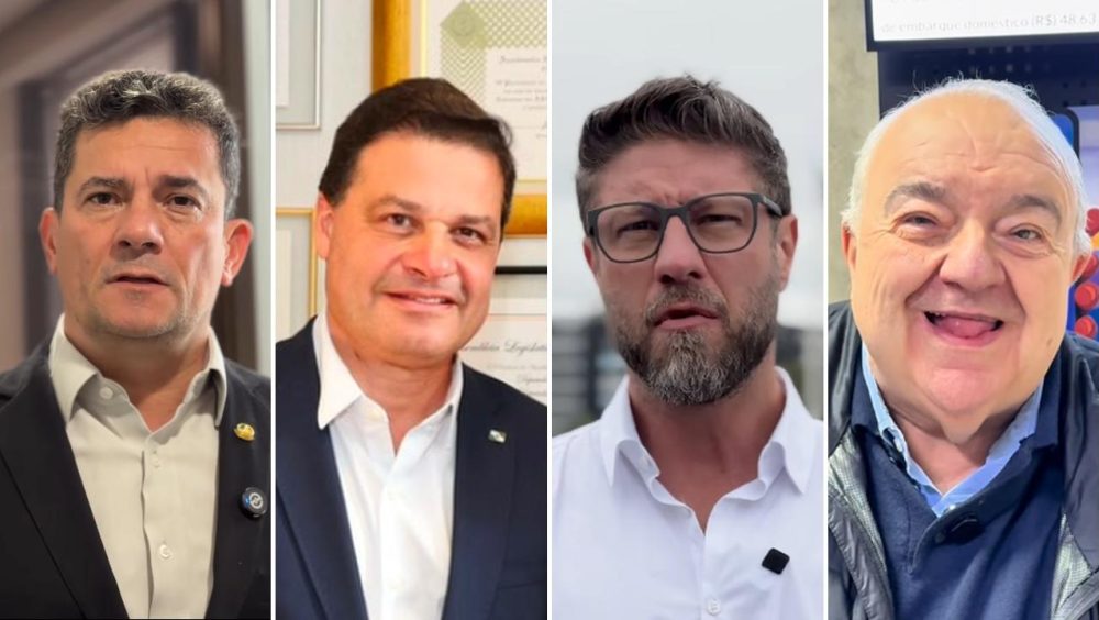 Sergio Moro, Sandro Alex, Requião Filho e Rafael Greca: quem venceu no Instagram neste fim de semana