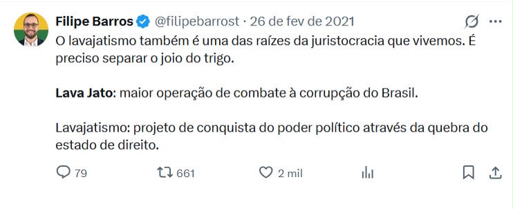 Mudou de opinião? Ou foi por conveniência do momento político?