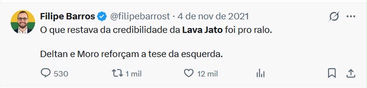 Mudou de opinião? Ou foi por conveniência do momento político?