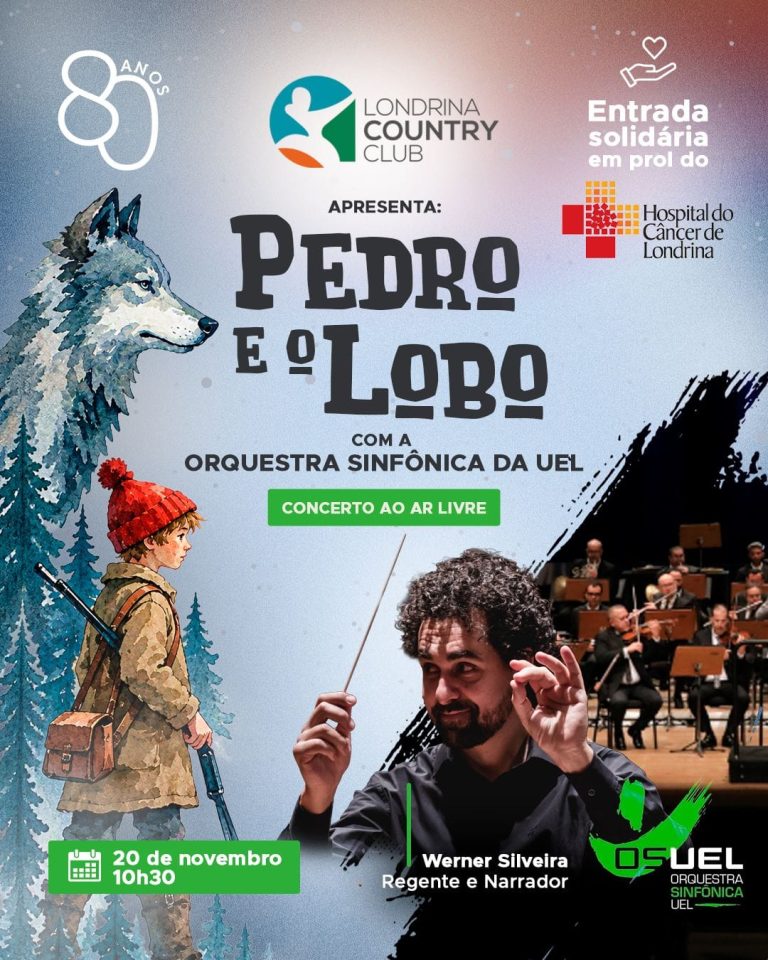 Londrina Country Club apresenta concerto infantil em prol do Hospital do Câncer de Londrina