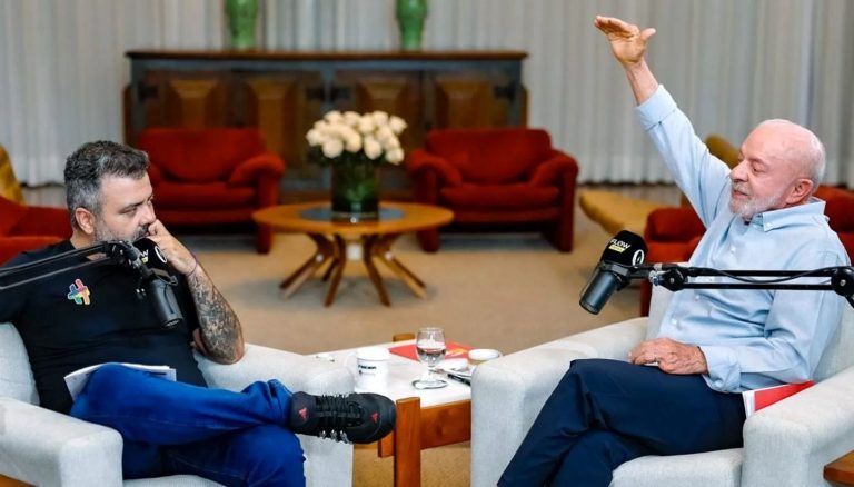 Presidente Lula participa do podcast Flow no youtube